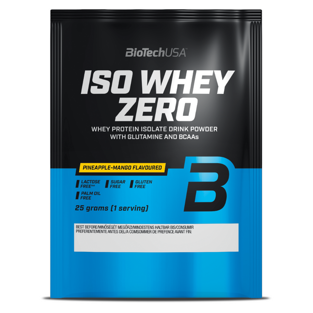 фото Изолят сывороточного протеина biotechusa iso whey zero порошок 25 г. ананас-манго