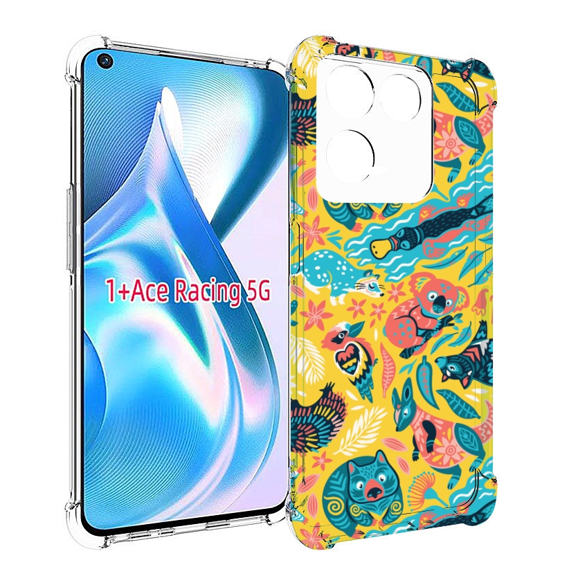 

Чехол Mypads Seamless-Pattern Для Oneplus Ace Racing, Прозрачный, Tocco