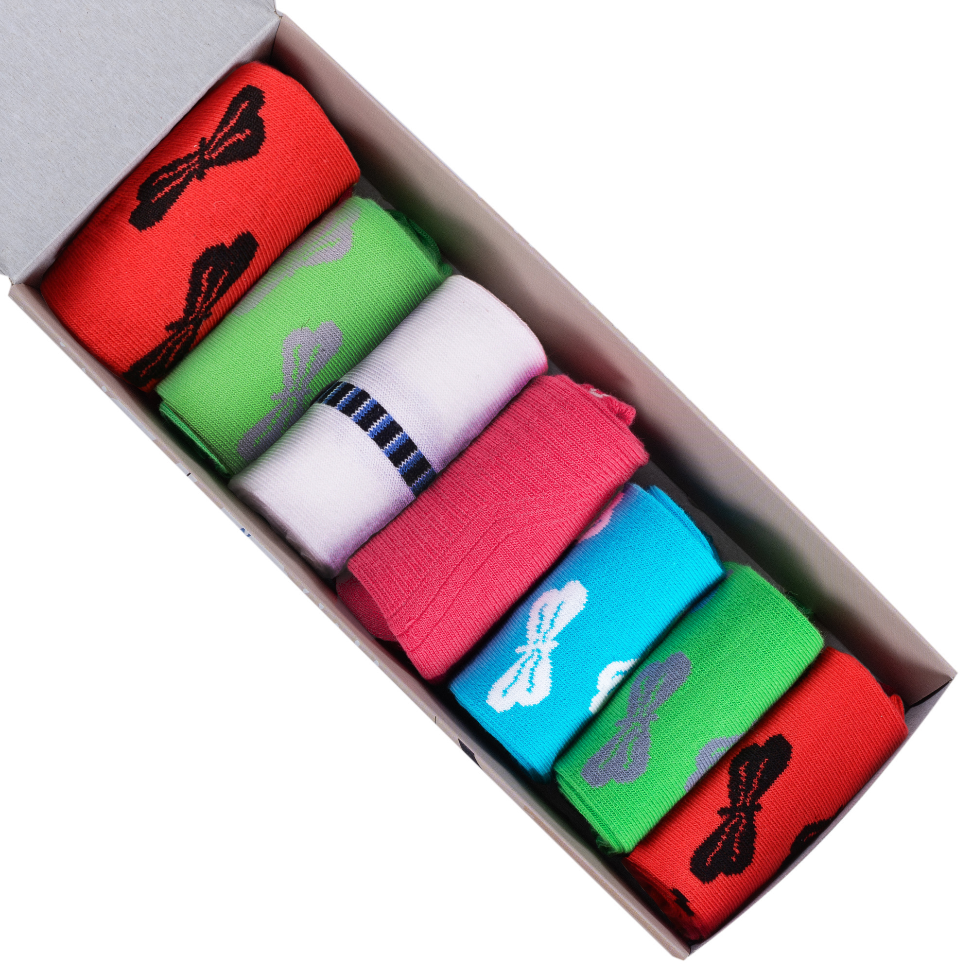 Подарочный набор носков женских Palama PL-СП7-18ж разноцветных 23, 7 пар