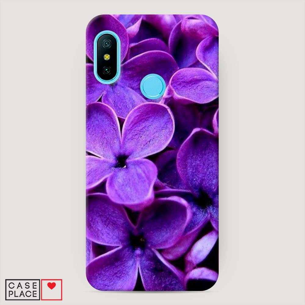 

Пластиковый чехол "Сирень крупная" на Xiaomi Redmi 6 Pro, 34020-6