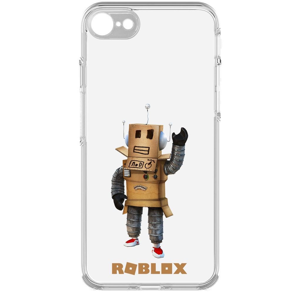 

Чехол-накладка Roblox-Мистер Робот для iPhone 7/8/SE 2020 с защитой камеры, Прозрачный