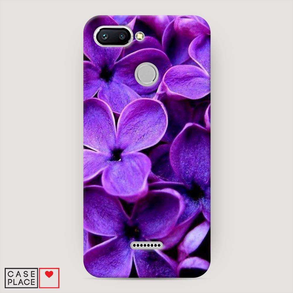 

Пластиковый чехол "Сирень крупная" на Xiaomi Redmi 6