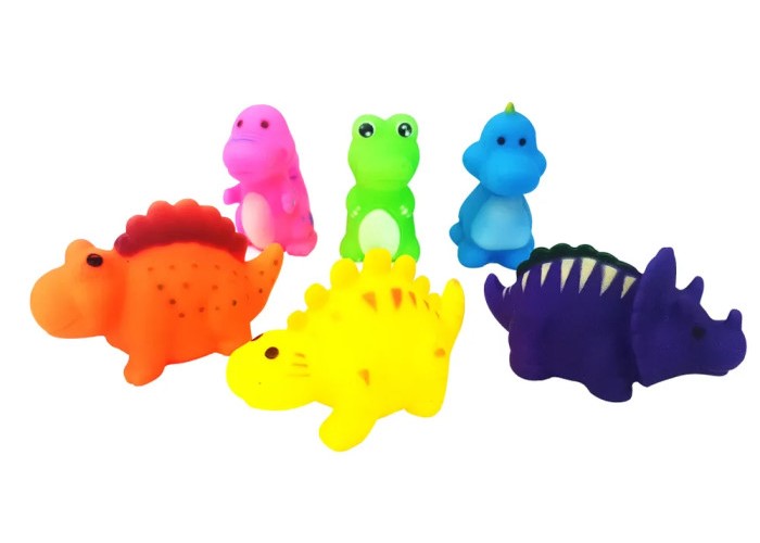 

Игрушка для купания, Uviton, Dino 6 шт, Разноцветный, 0085