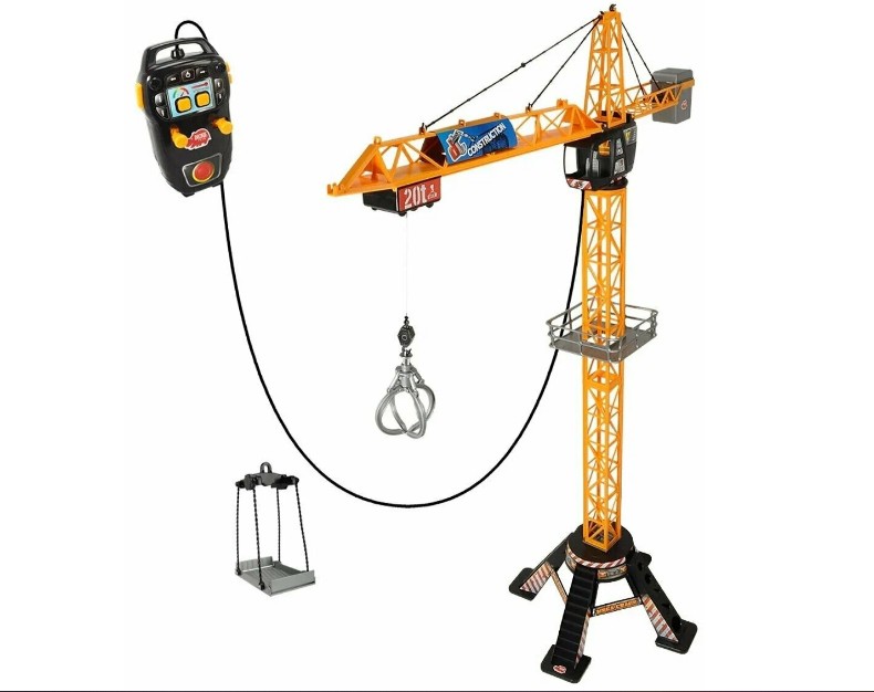 

Игрушечный подъемный кран Dickie Toys Mega Crane 3462412 с пультом, Mega Crane