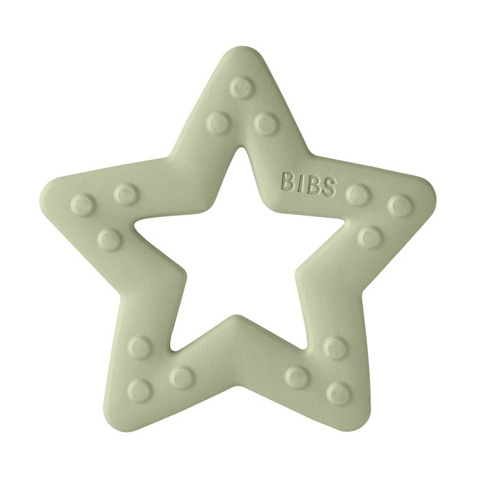 

Прорезыватель, BIBS, 3000250, Baby Bitie Star Sage, Серый, 3000250