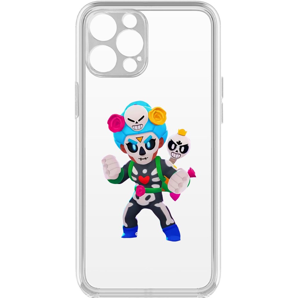 

Чехол-накладка Brawl Stars-Хэллоуинская Роза для iPhone 12 Pro с защитой камеры