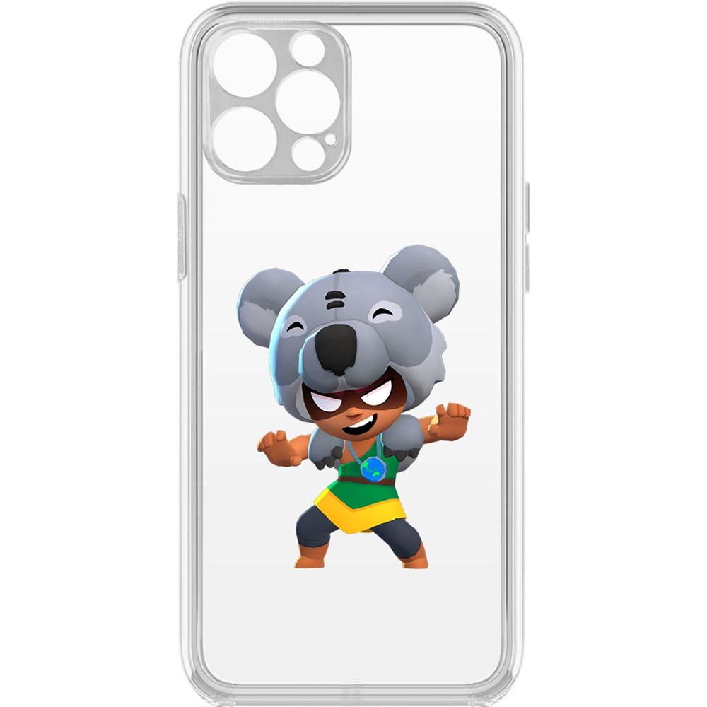 

Чехол-накладка Brawl Stars-Нита Коала для iPhone 12 Pro с защитой камеры