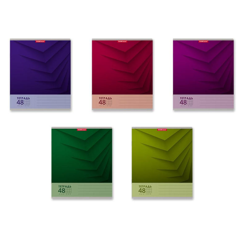 

Тетрадь общая ErichKrause А5 48л клетка,скреп.Duotone Next 47510, (3шт.)