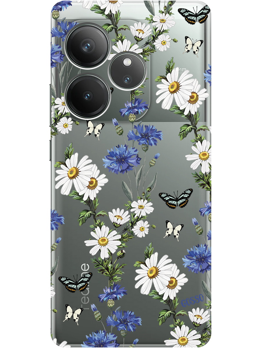 

Силиконовый чехол на Realme GT 6 / GT 6T / GT Neo 6 / GT Neo 6 SE с принтом 811502, Прозрачный;голубой;зеленый, 783984423