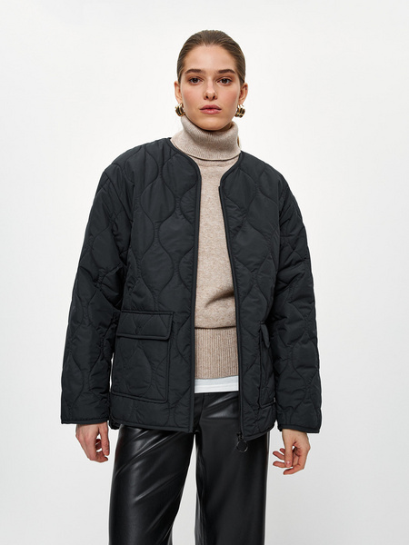 

Куртка женская ZARINA 3123451101 черная S, Черный, 3123451101