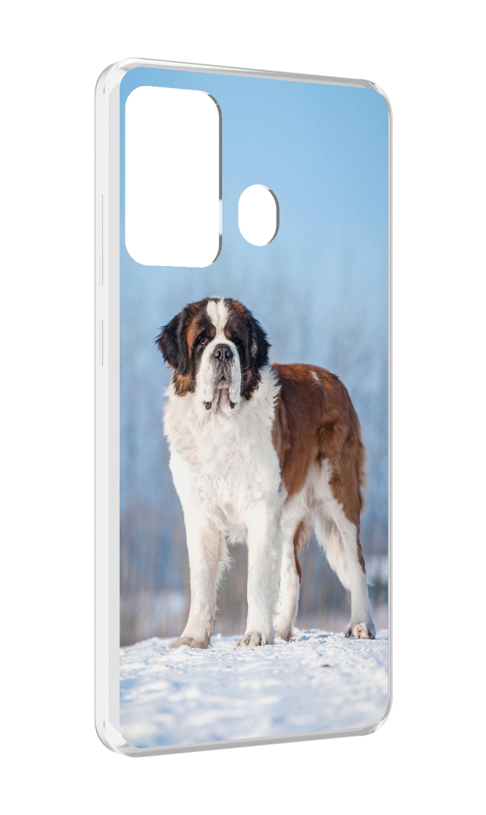 

Чехол MyPads сенбернар для ITEL A27 / ITEL P17, Прозрачный, Tocco