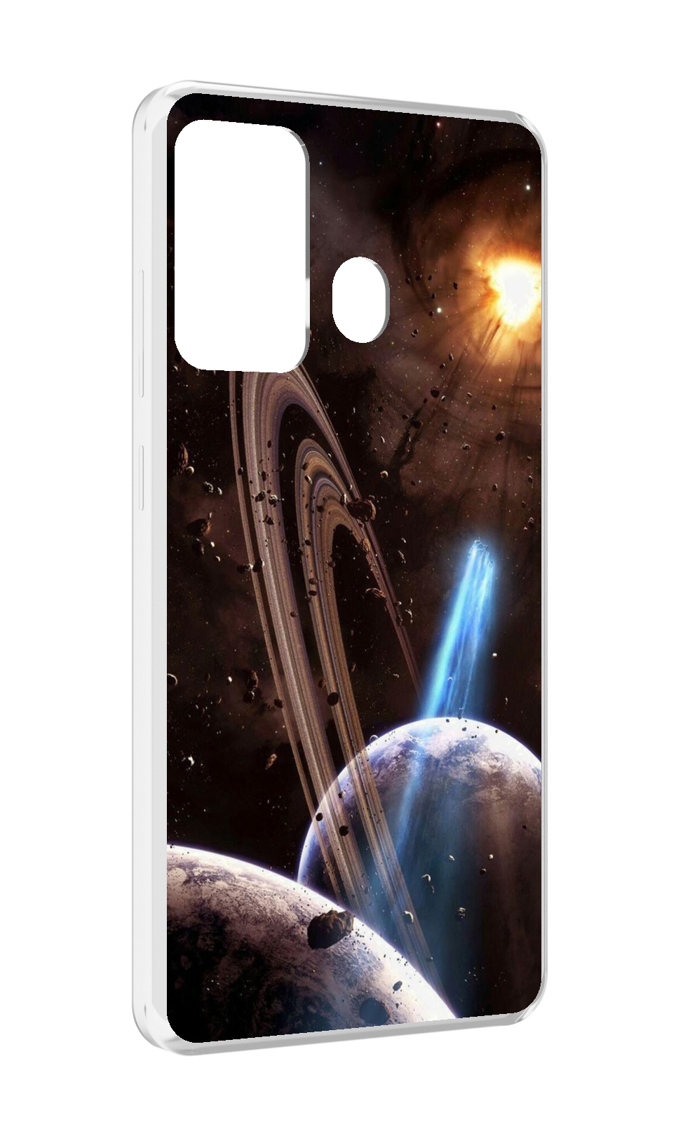 

Чехол MyPads сатурн в космосе для ITEL A27 / ITEL P17, Прозрачный, Tocco