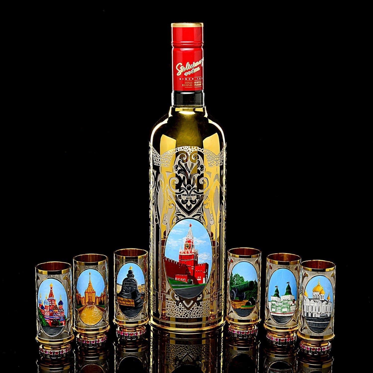 

Набор водочный "Москва". Златоуст