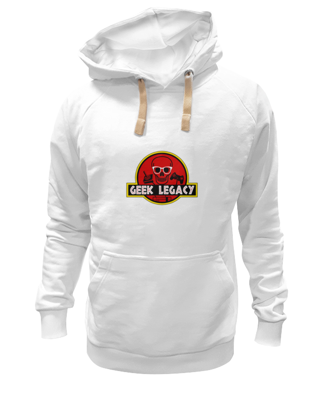 

Худи унисекс Printio Jurassicgeek белое XL, Белый, Jurassicgeek