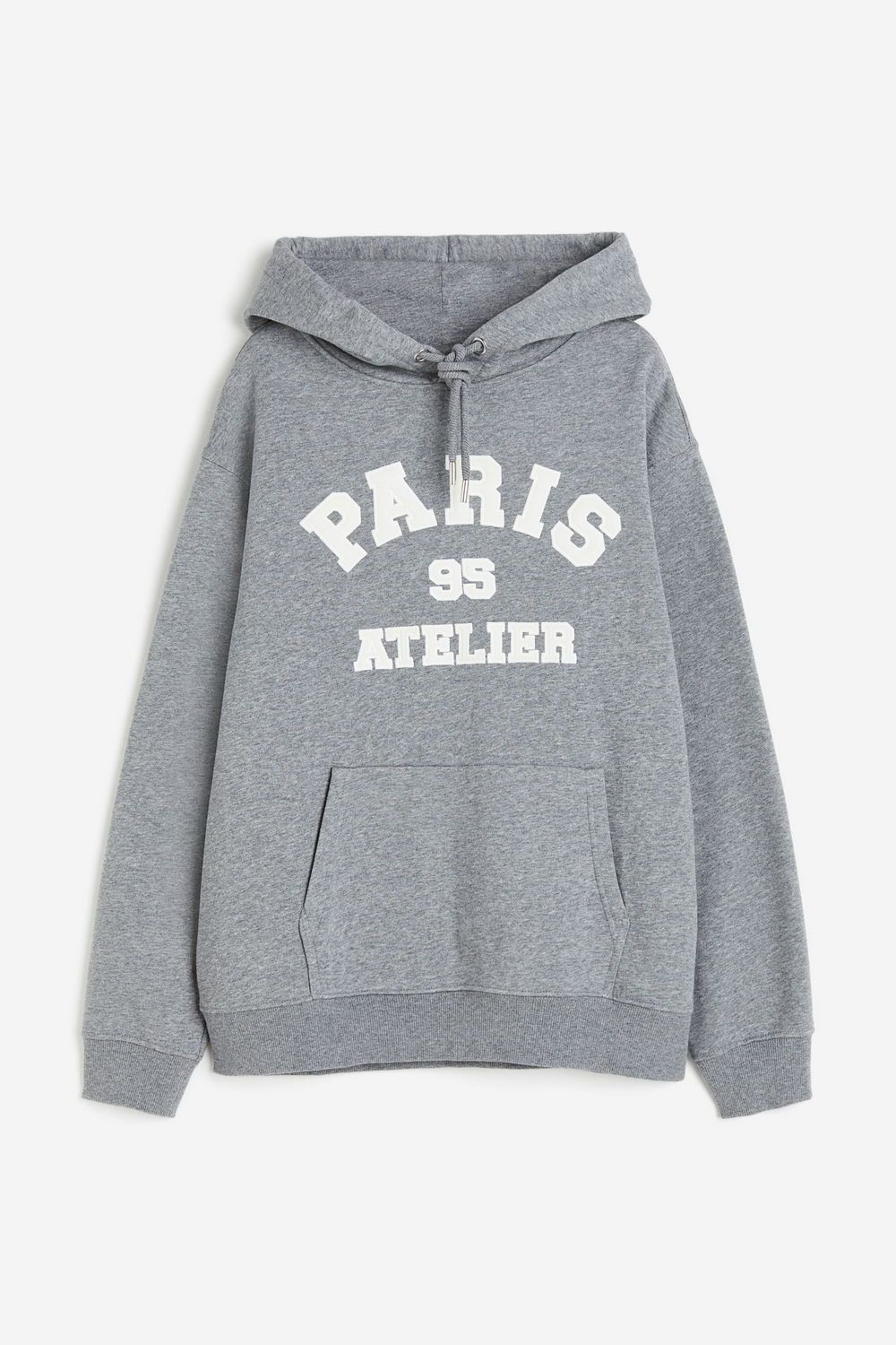 

Худи женское H&M 1099646 серое S, Серый, 1099646