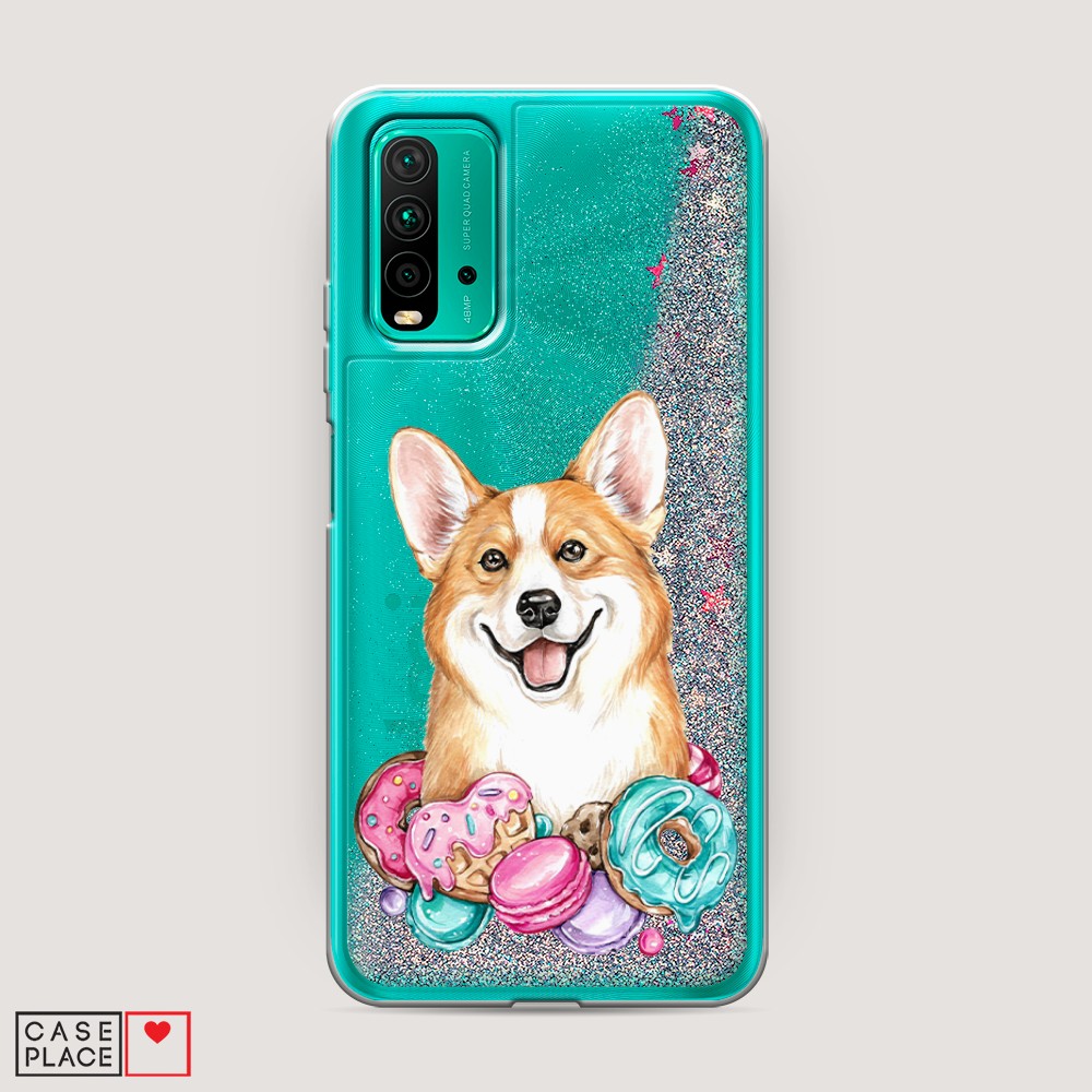 

Чехол Awog на Xiaomi Redmi 9T "Корги и сладости", Разноцветный, 39891-1