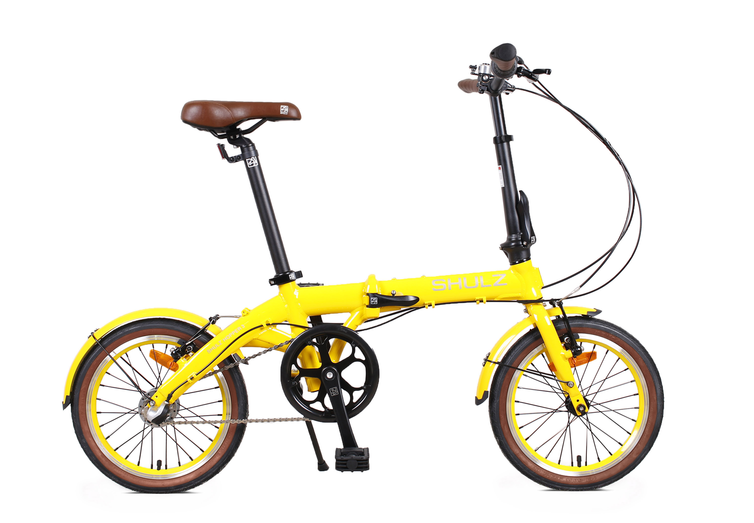 Складной велосипед Shulz Hopper 3 жёлтый