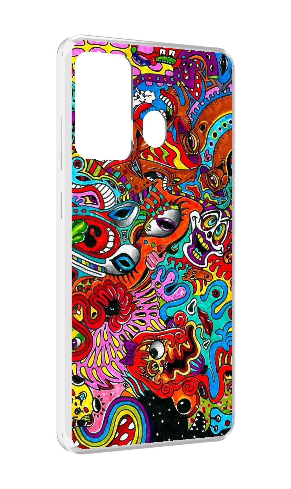 

Чехол MyPads разные абстракции яркие для ITEL A27 / ITEL P17, Прозрачный, Tocco