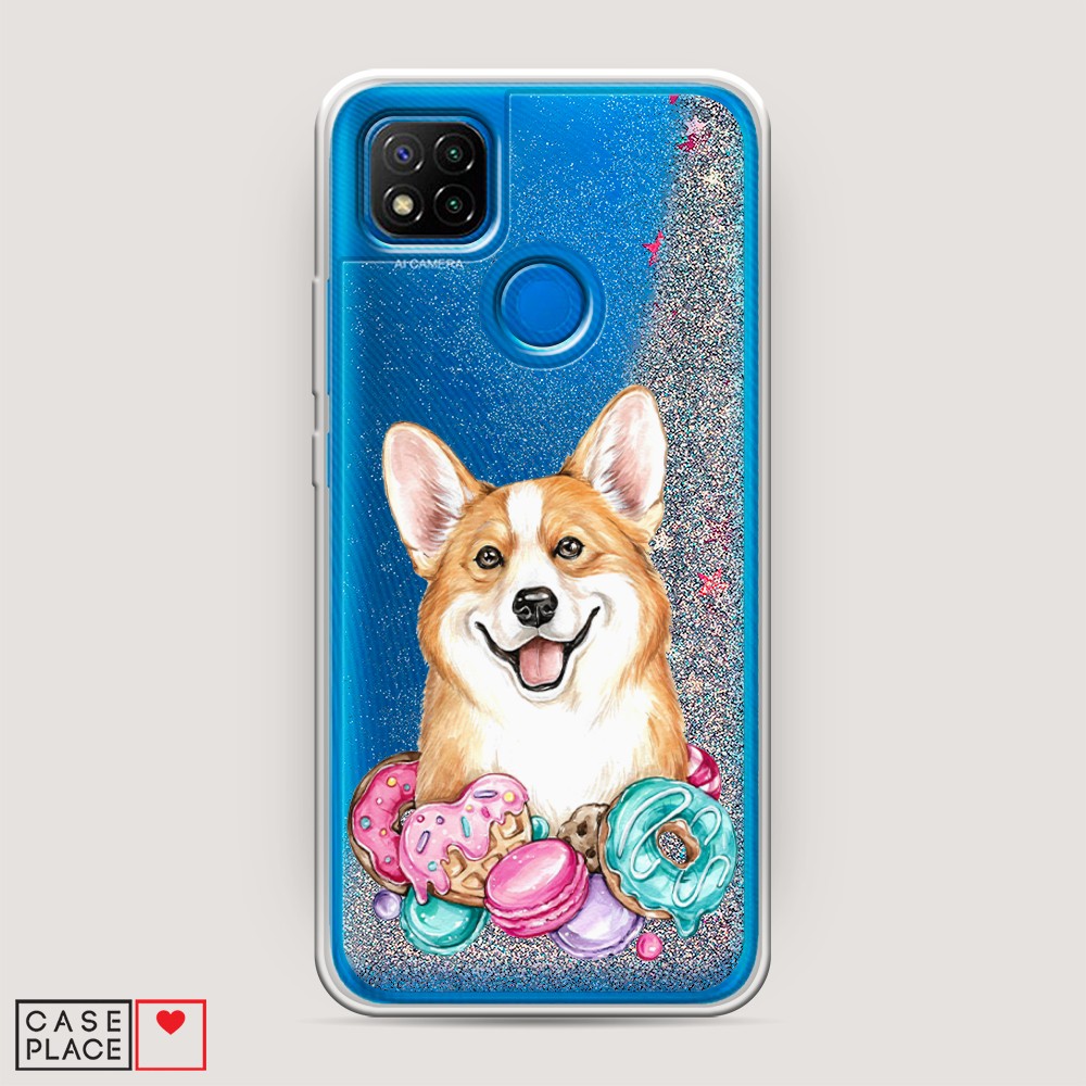 

Чехол Awog на Xiaomi Redmi 9C "Корги и сладости", Разноцветный, 39091-1