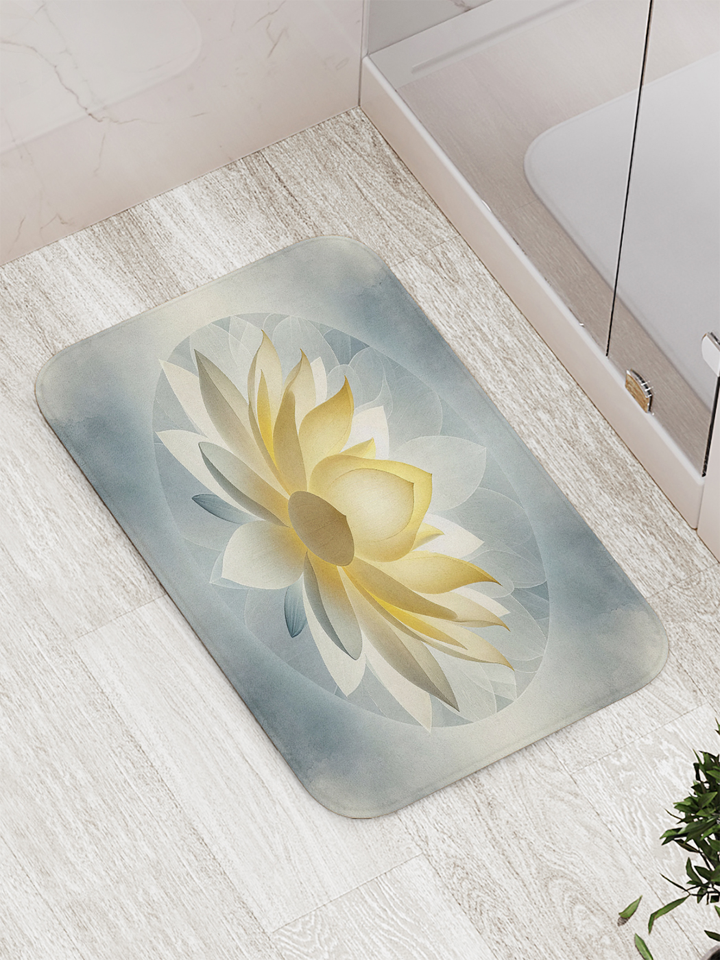 

Коврик для ванной и туалета мягкий JoyArty "Космический лотос", bath_sd1174