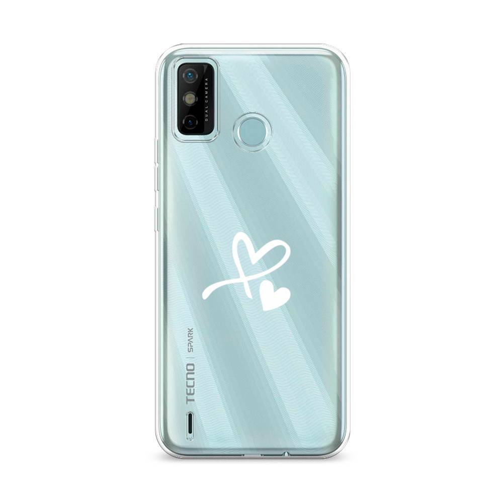 

Чехол Awog на Tecno Spark 6 GO "Сердечко минимализм", Разноцветный, 300250-6