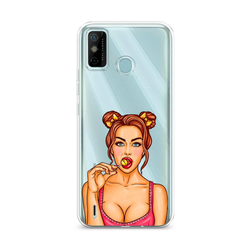 

Чехол Awog на Tecno Spark 6 GO "Вкусный леденец", Разноцветный