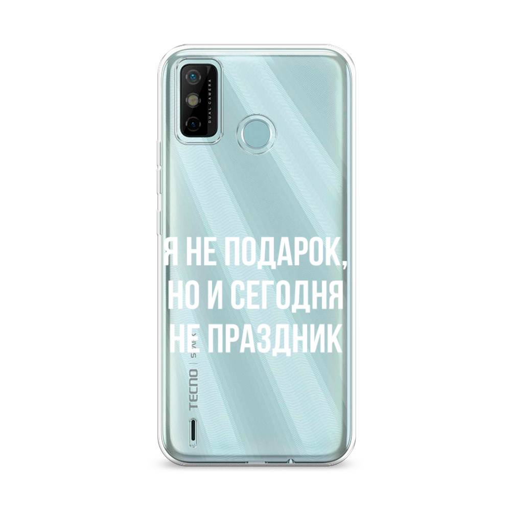 

Чехол Awog на Tecno Spark 6 GO "Я не подарок", Разноцветный, 300250-6