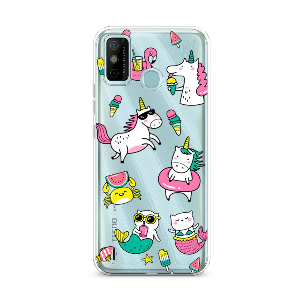 

Чехол Awog на Tecno Spark 6 GO "На отдыхе", Разноцветный, 300250-2