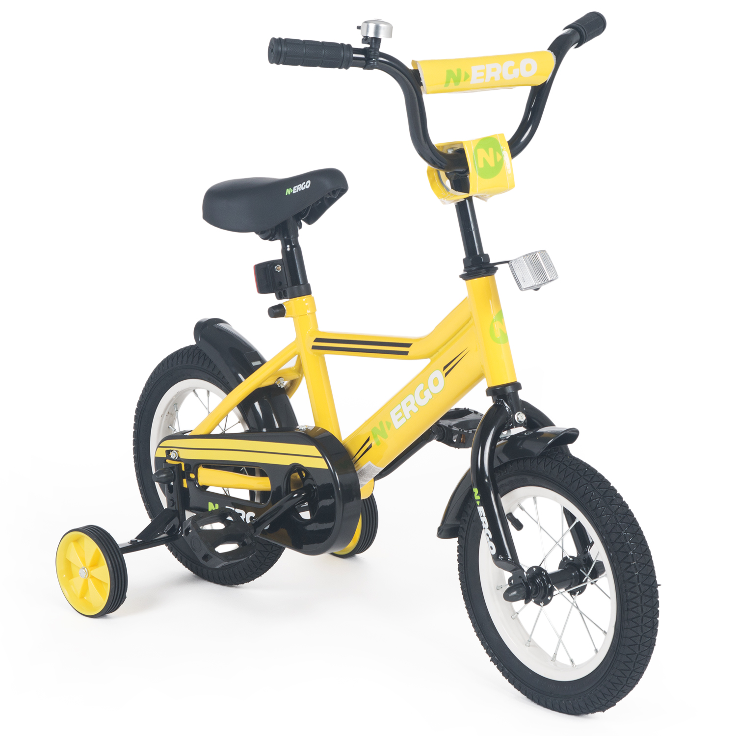 фото Двухколесный велосипед n.ergo вн12204, цвет: желтый