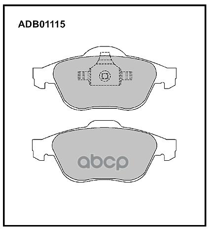 

Тормозные колодки ALLIED NIPPON дисковые ADB01115