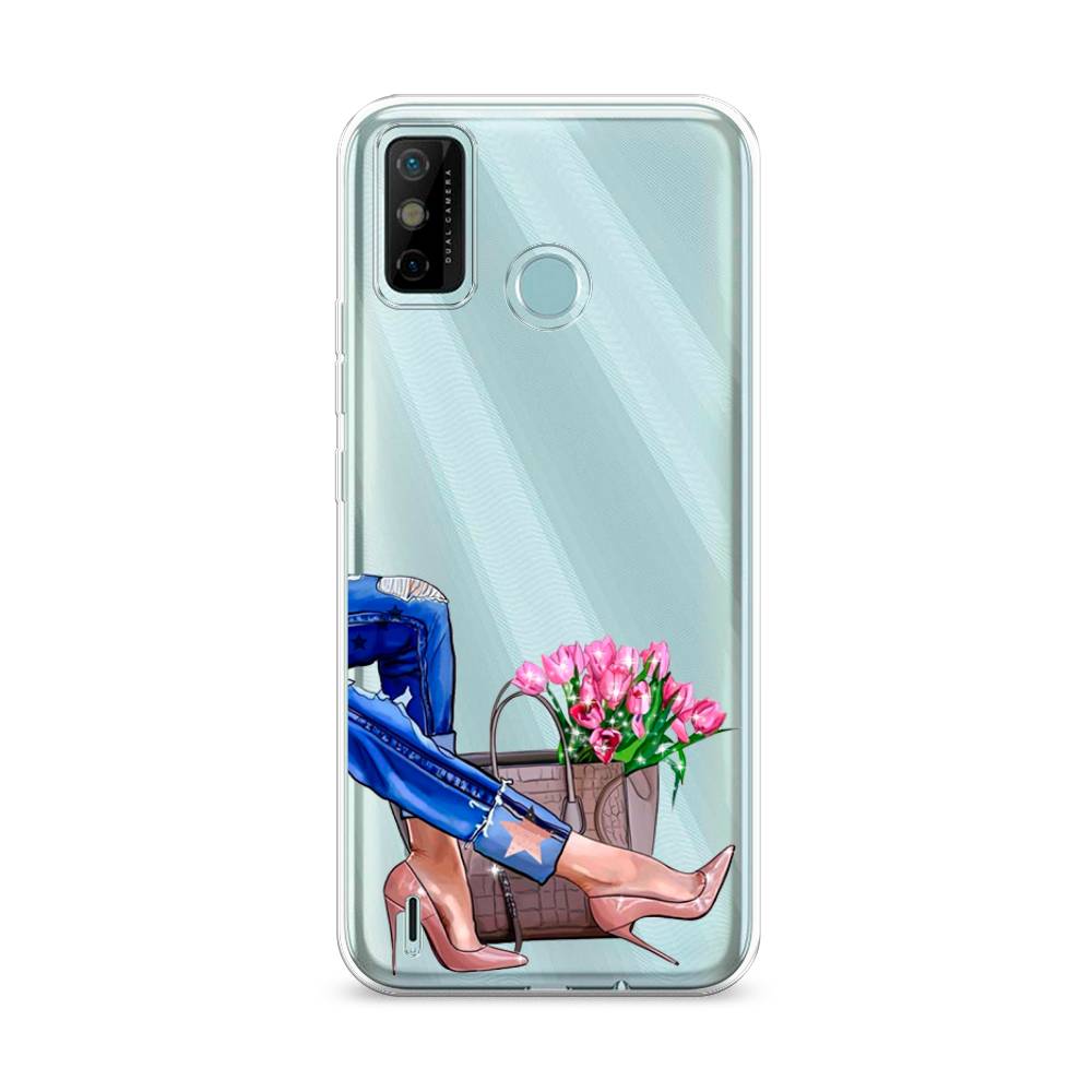 

Чехол Awog на Tecno Spark 6 GO "Каблучки", Разноцветный, 300250-7
