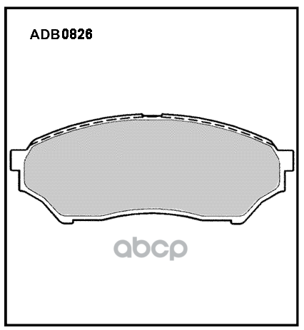 

Тормозные колодки ALLIED NIPPON передние дисковые ADB0826