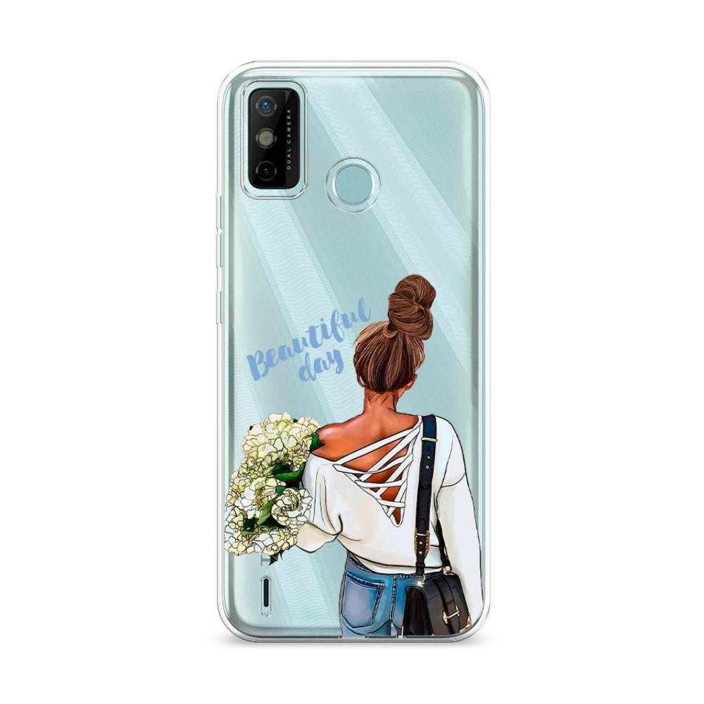 

Чехол Awog на Tecno Spark 6 GO "Beautiful day vector", Коричневый;белый;зеленый, 300250-6