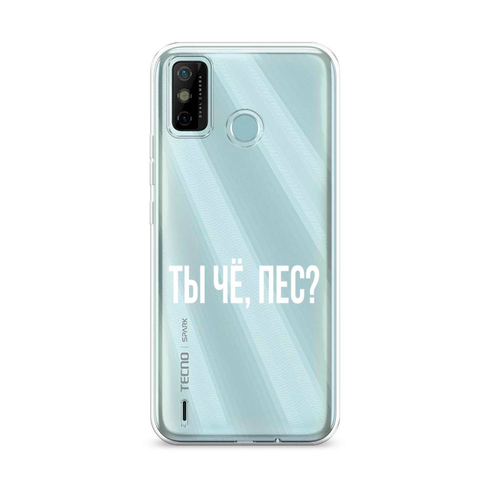 

Чехол Awog на Tecno Spark 6 GO "Ты чё, пес", Разноцветный, 300250-6