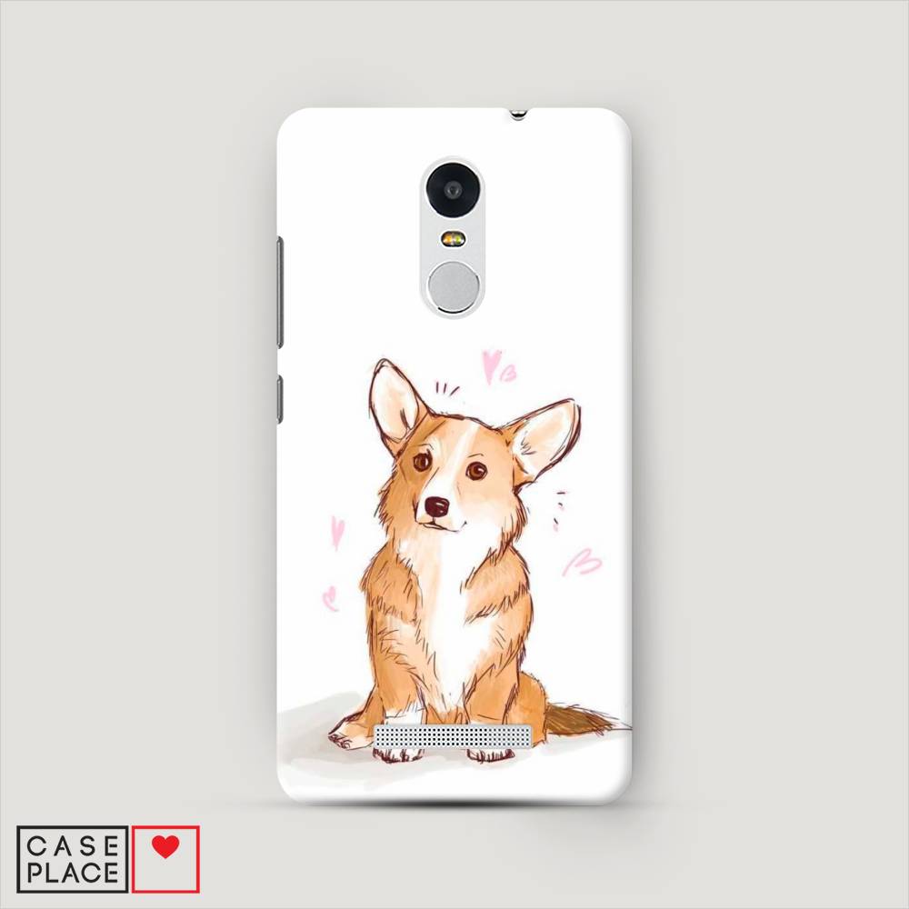 

Пластиковый чехол "Корги любовь" на Xiaomi Redmi Note 3