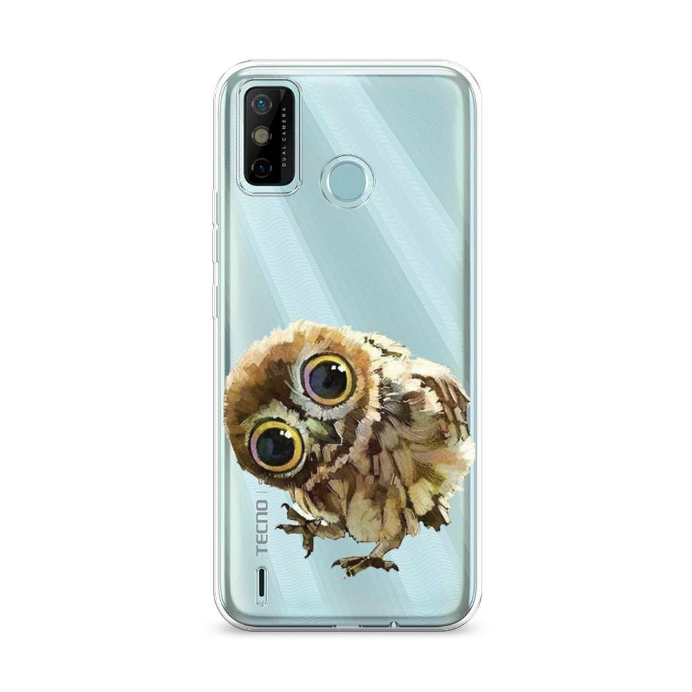 

Чехол Awog на Tecno Spark 6 GO "Любопытный совенок", Разноцветный, 300250-1