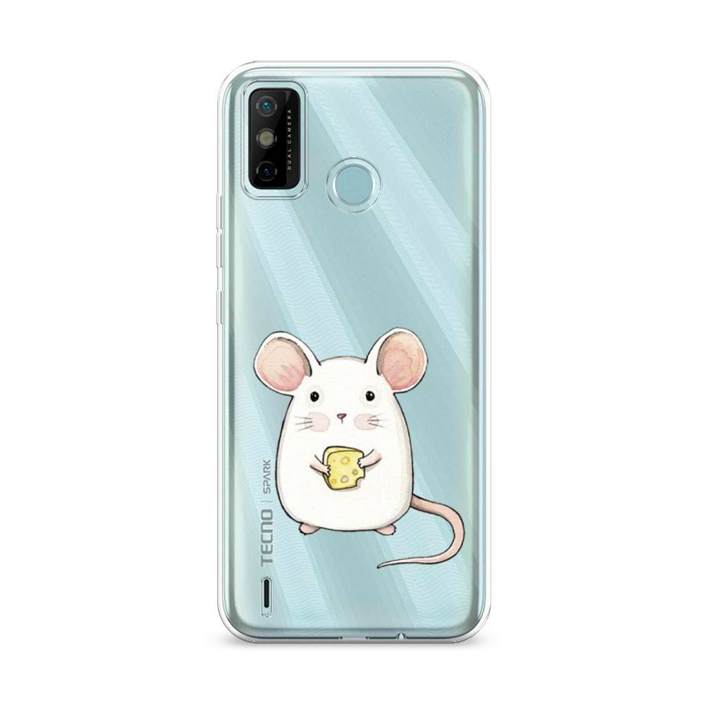 

Чехол Awog на Tecno Spark 6 GO "Мышка", Разноцветный, 300250-1