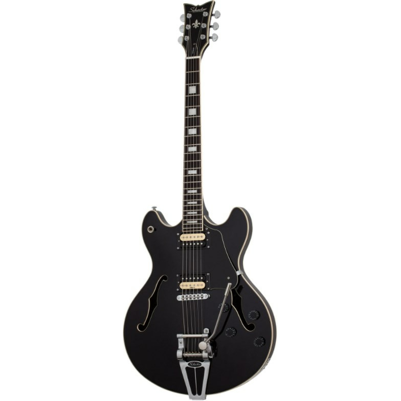 Гитара полуакустическая SCHECTER CORSAIR G. BLACK