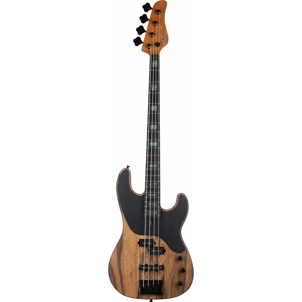 Бас-гитара SCHECTER MODEL-T 4 EXOTIC BLACK LIMBA