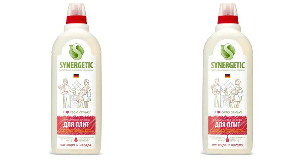 

Средство Synergetic для удаления жира и нагара 1 л 2 шт