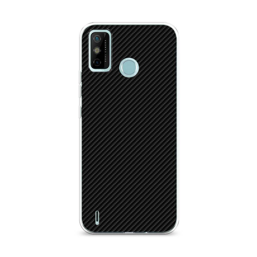 

Чехол Awog "Черный карбон" для Tecno Spark 6 GO, Разноцветный, 300250-3