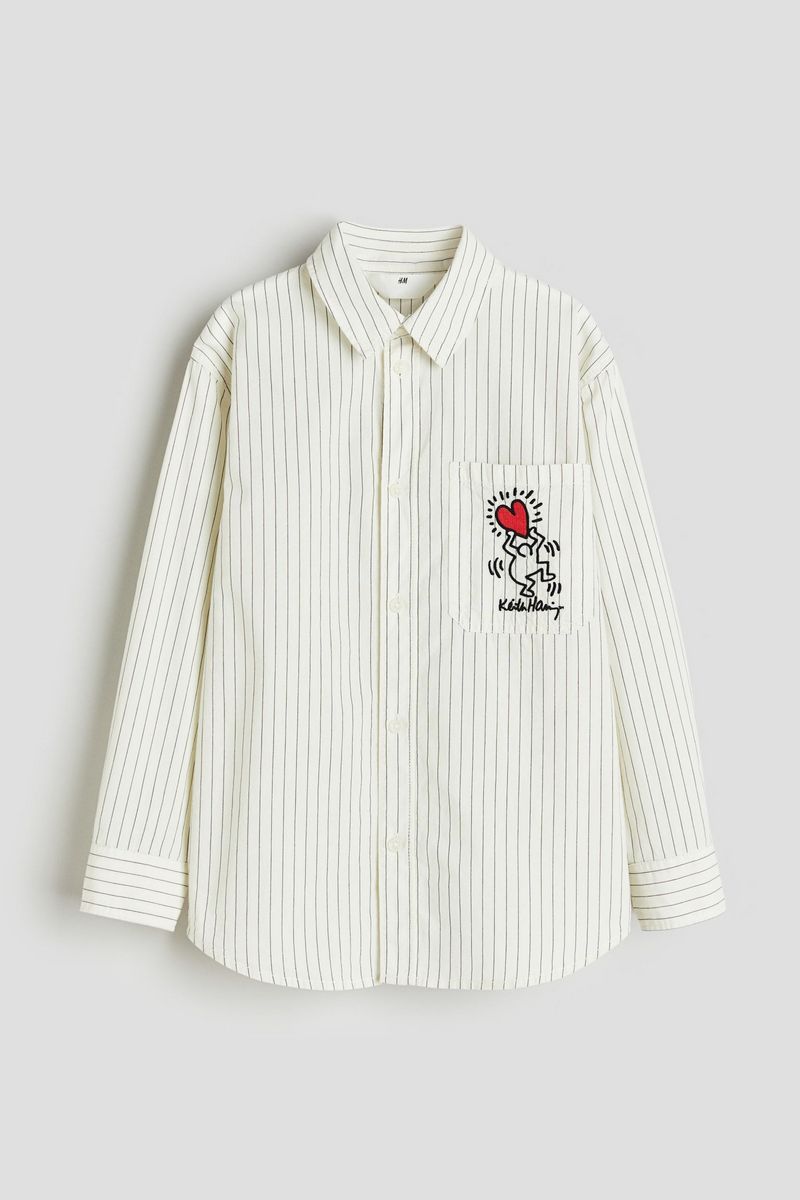 

Рубашка детская H&M 1224048, белый, 164, 1224048