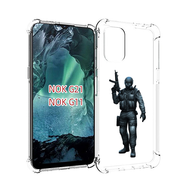 

Чехол Mypads Crossfire Для Nokia G11/G21, Прозрачный, Tocco