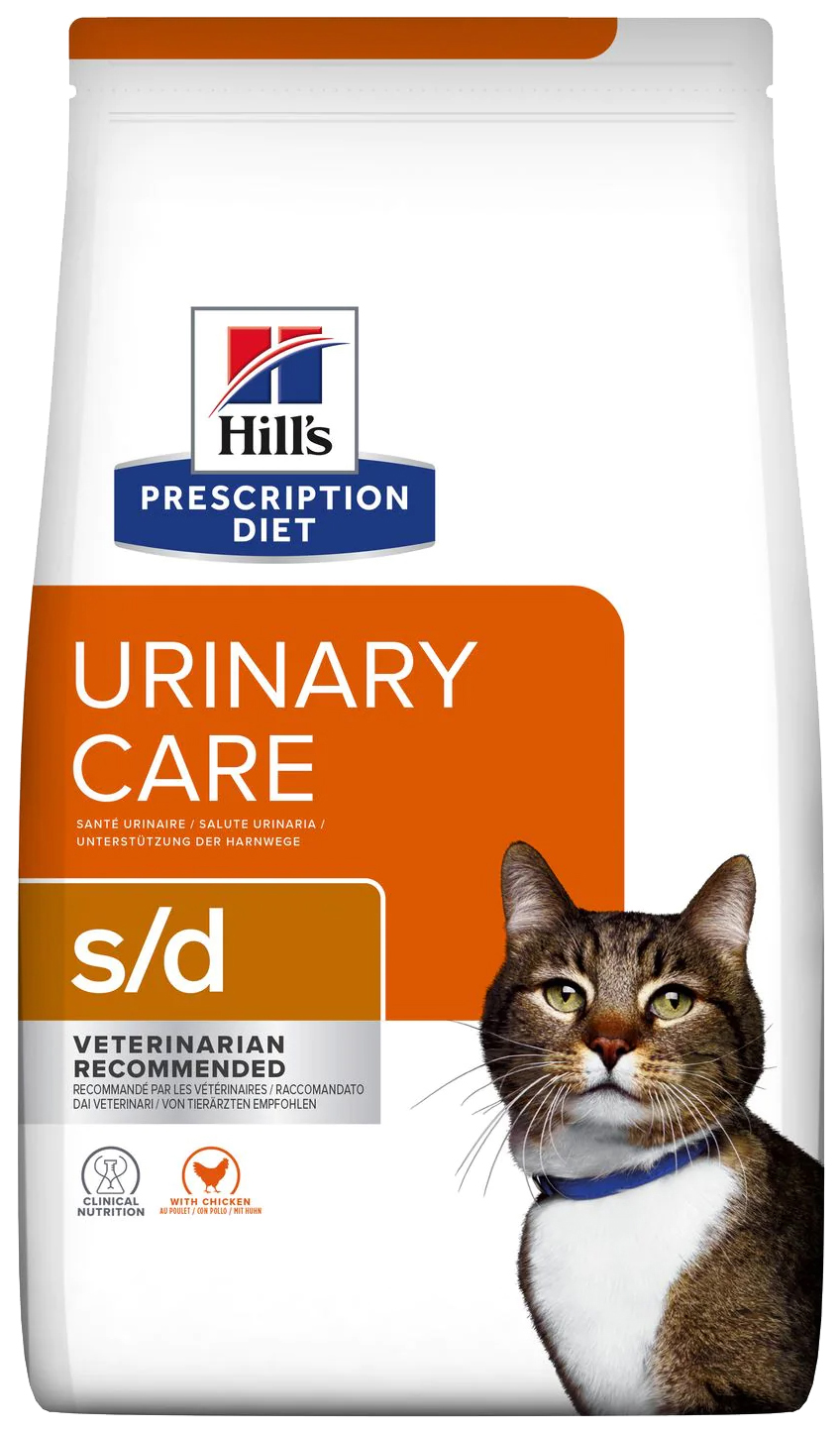 фото Сухой корм для взрослых кошек при заболеваниях почек hill's prescription diet s/d 1,5 кг