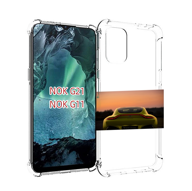 

Чехол Mypads Aston Martin Для Nokia G11/G21, Прозрачный, Tocco