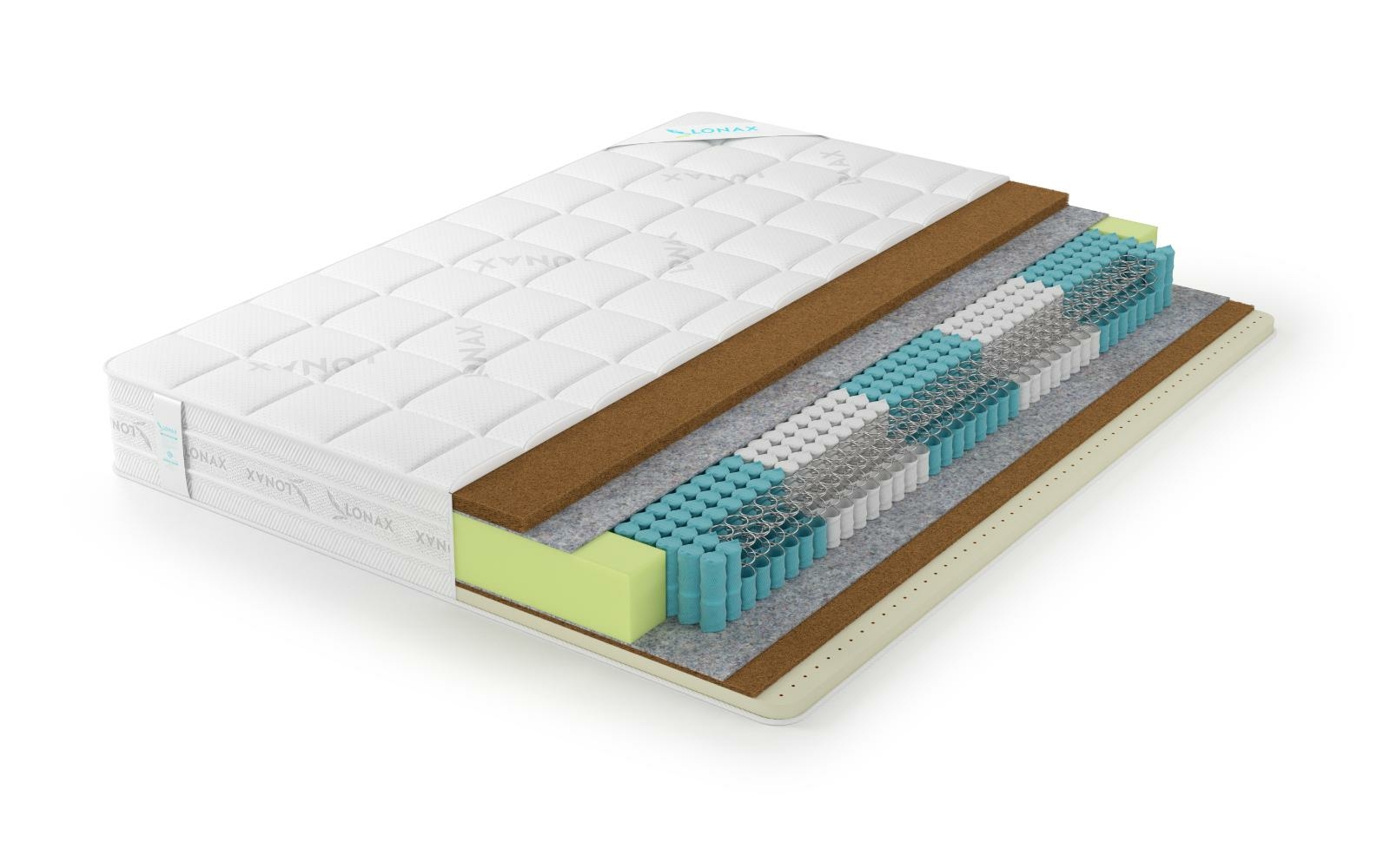 

Матрас Lonax Cocos Medium S1000 5 Zone 140х190, Cocos Medium S1000 5 Zone