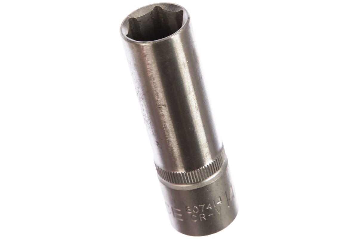 

FORCE 807414 Головка FORCE 807414 1/2 свечная,6 гран.S14 мм