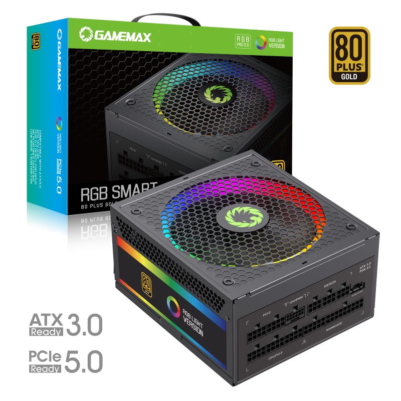 

Блок питания GAMEMAX RGB-850 PRO 5.0 Black 850W RGB-850 PRO 5.0 Black, Черный, RGB-850 PRO 5.0 Black