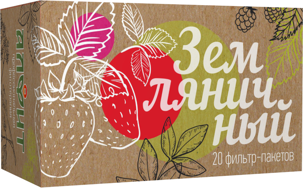 

Чай Алфит Земляничный 20 фильтр-пакетов