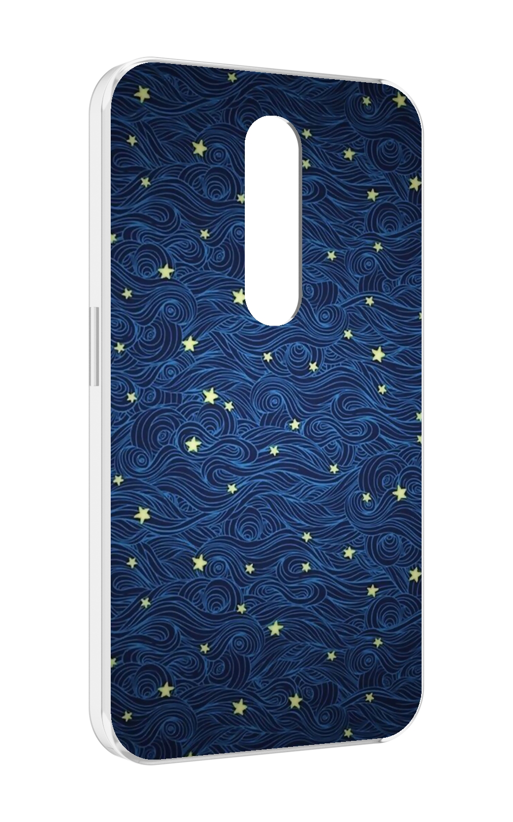 

Чехол MyPads волны с звездами акварель для Motorola Moto X Force (XT1585 / XT1581), Прозрачный, Tocco